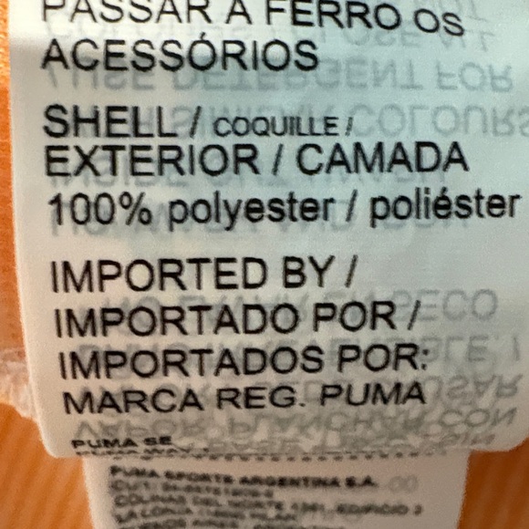 Puma Women's  Sleeveless Gradient Orange Golf Polo Sz: M; EUC - Picture 11 of 11